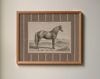 Vintage horse print, Horse wall art, Cottage core prints, Southwest downloadable digital art, Western cowgirl art, Granddaughter wall art