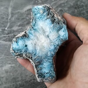 740 gr Blue Ice Glacierite Rare Mineral Specimen High End Jewelry Making,Blue Ice Crystal,Stone Rough Raw Gemstone 17a