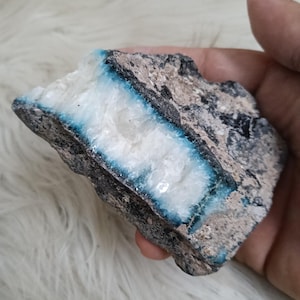 354 gr Blue Ice Glacierite Rare Mineral Specimen High End Jewelry Making,Blue Ice Crystal,Stone Rough Raw Gemstone 19