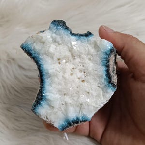 715 gr Blue Ice Glacierite Rare Mineral Specimen High End Jewelry Making,Blue Ice Crystal,Stone Rough Raw Gemstone 14