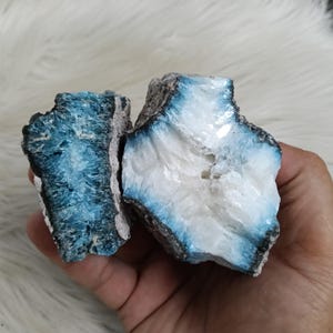 848 gr Blue Ice Glacierite Rare Mineral Specimen High End Jewelry Making,Blue Ice Crystal,Stone Rough Raw Gemstone 18A