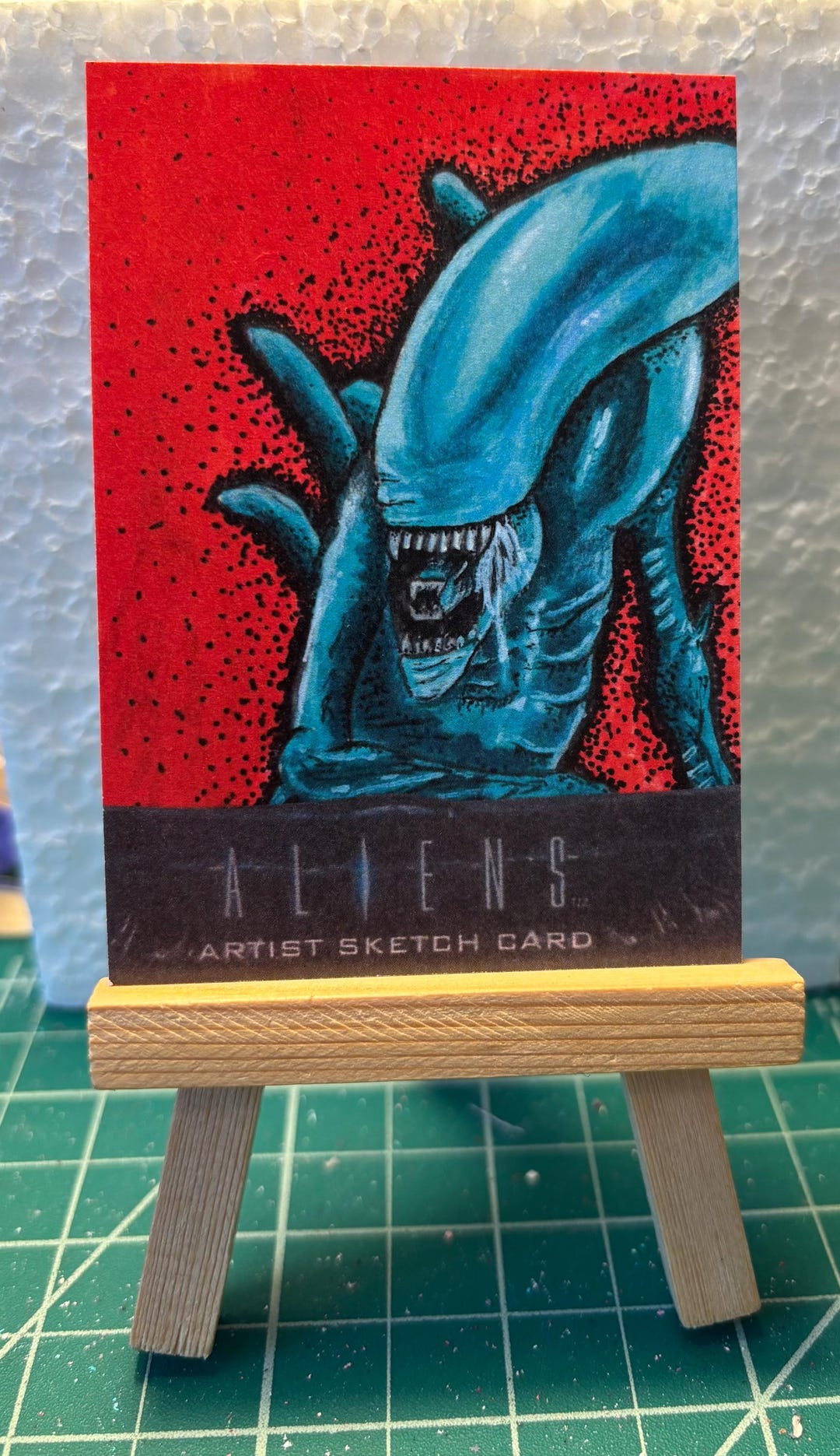 Aliens Sketch Card Print - Etsy