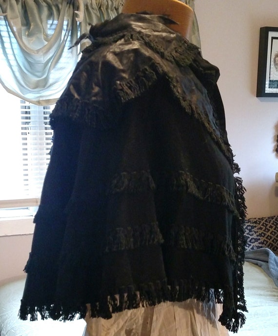 Antique 1800s Edwardian Victorian Black Mourning … - image 4