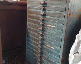 Armoire D'imprimante Ancienne Multigraph USA - FREE POSTAGE