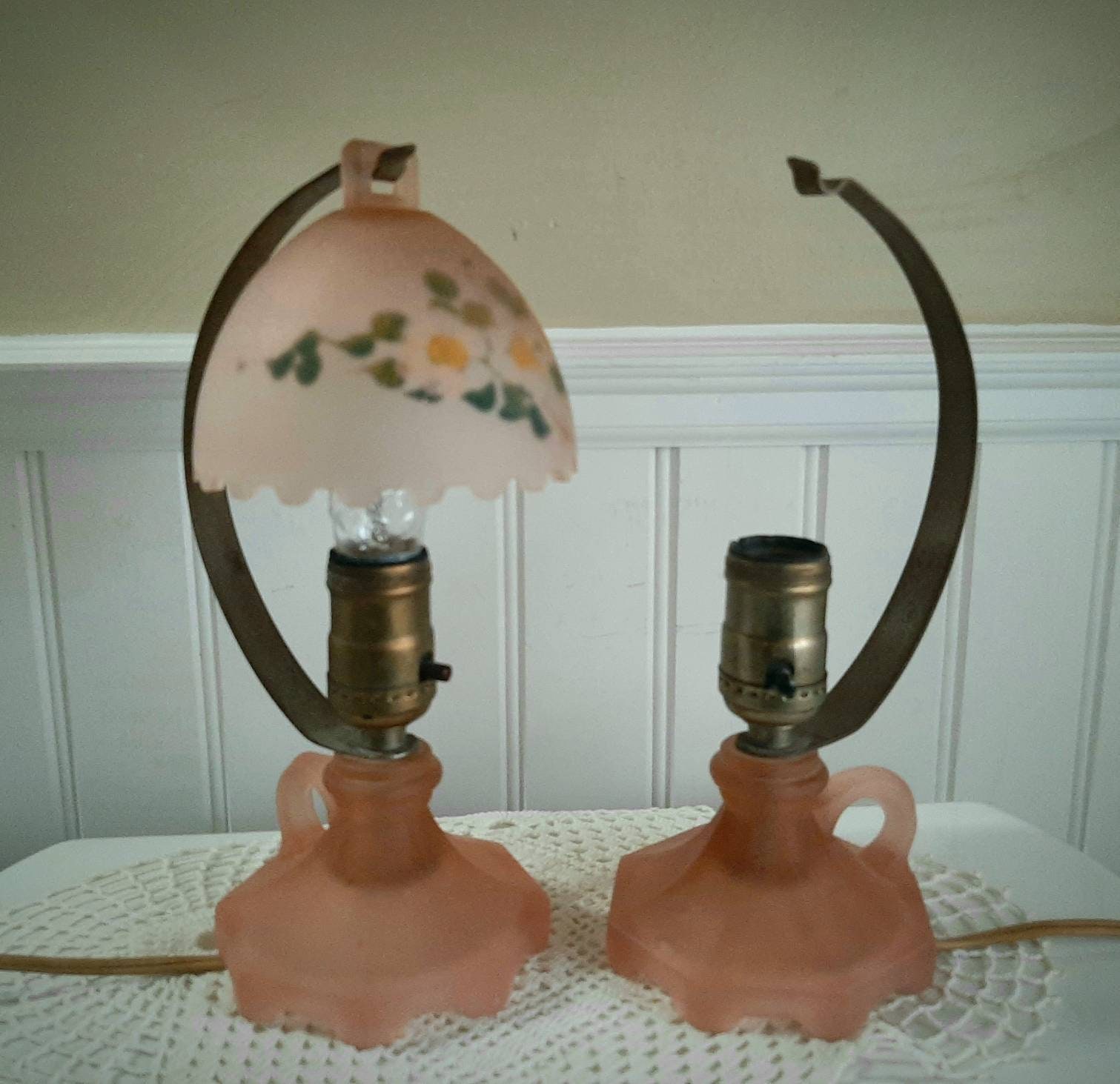 Vintage table sale lamps 1930s
