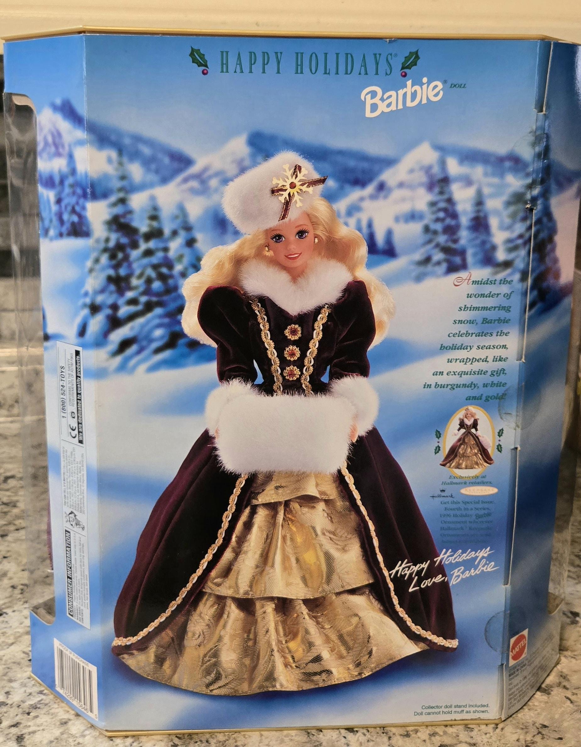 Vintage Barbie Doll Happy Holiday Special Edition 1996 by Mattel