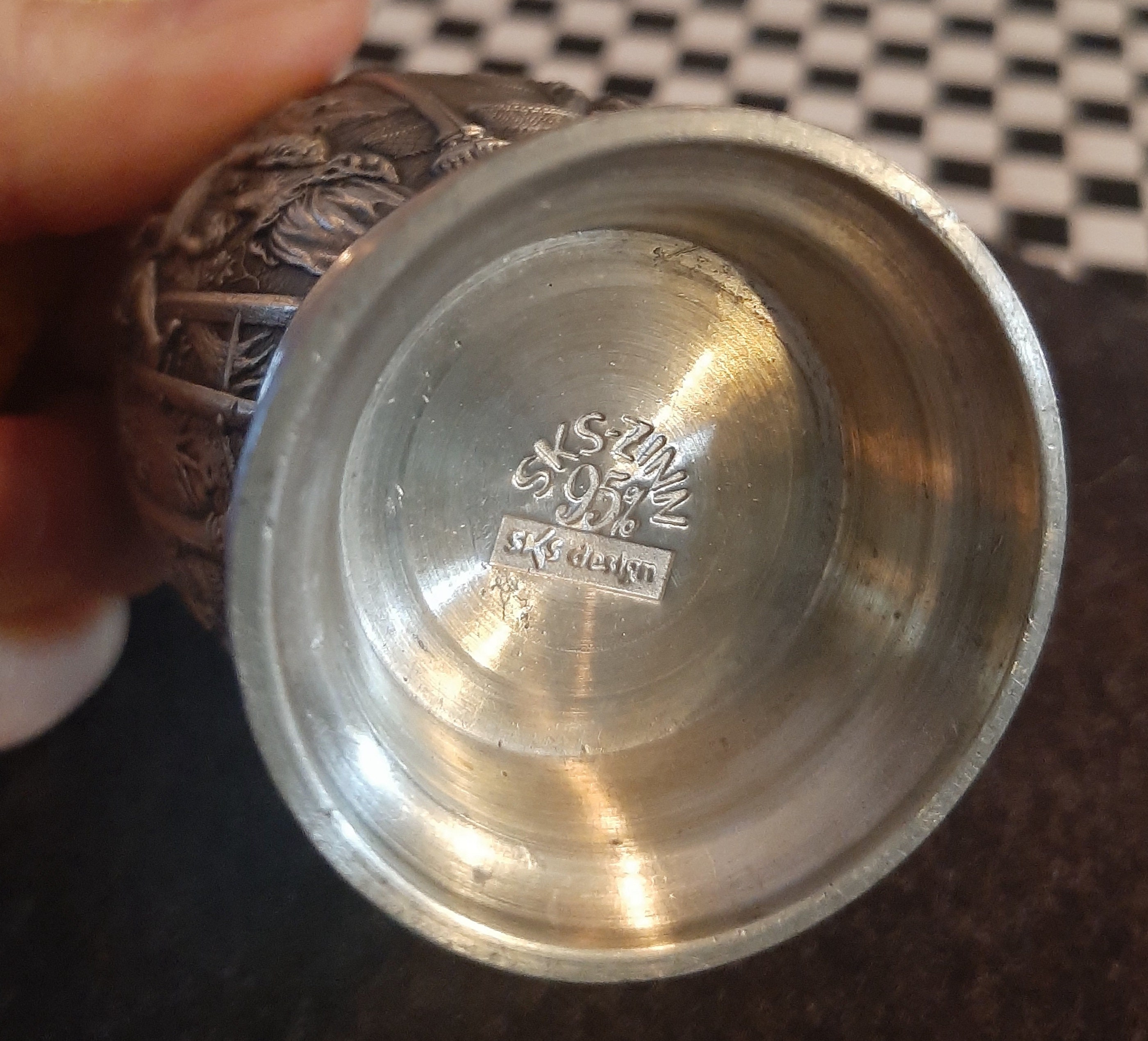 SKS Zinn 95% Pewter Small Goblet Toothpick Holder West