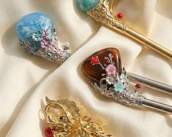 1st Binyeo Korean Traditional Binyeo Hairpin – Antique Style Asian Hair Accessory