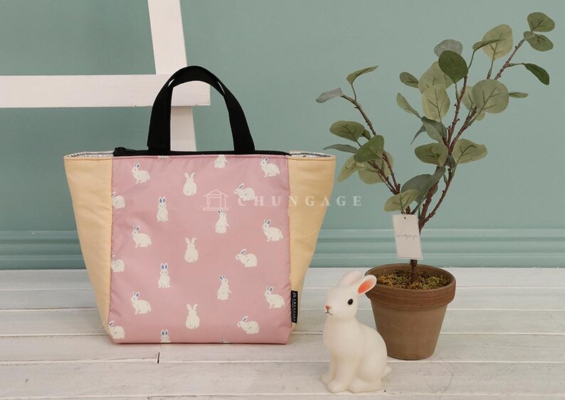 Sitting Rabbit Template Waterproof Polyester Fabric | DTP “lala Rabbit” Bunny Print, 150cm (60 ...