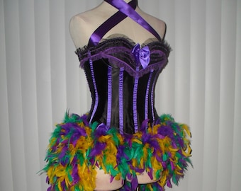 Fatkarton Karneval-Kostüm-Parade New Orleans Geburtstag Junggesellinnenabschieds-Kleid