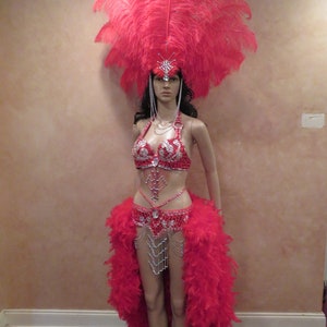 Brazil Carnival Samba Mardi Gras Showgirl Costume SML
