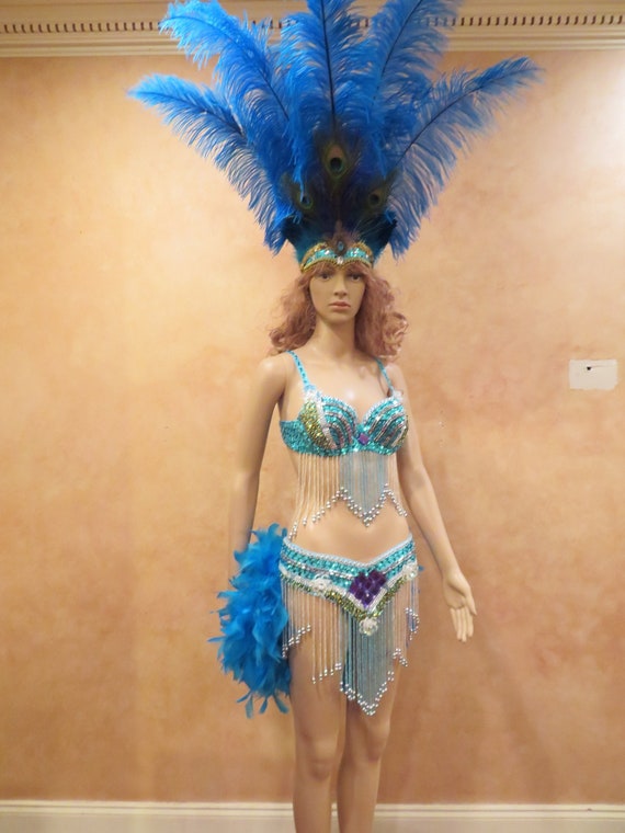 Carnival ShowGirls Sequin Bra - Green - Carnival Store