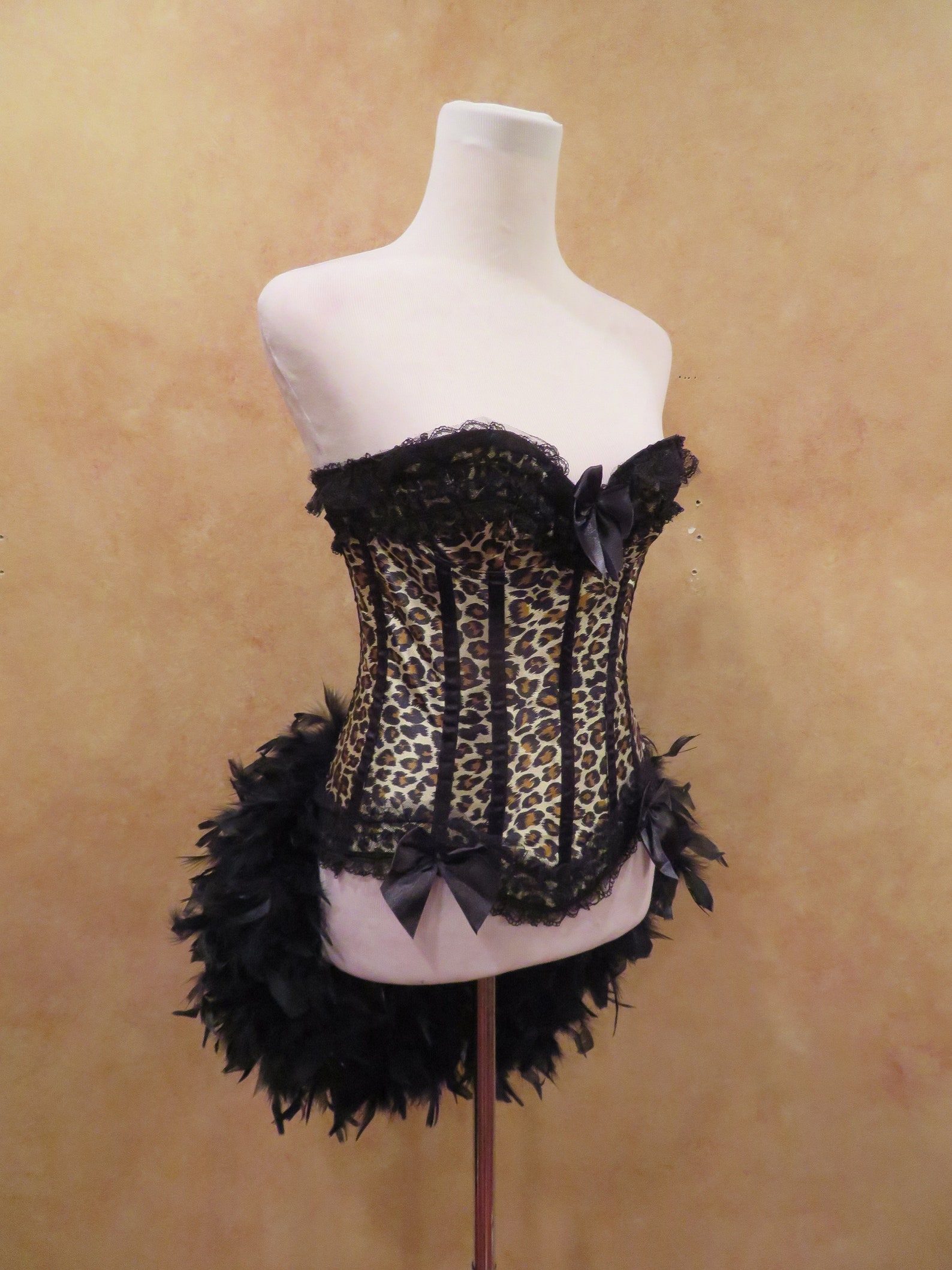 Brothel Madam Cougar Boudoir Lingerie Costume Animal Print - Etsy Finland