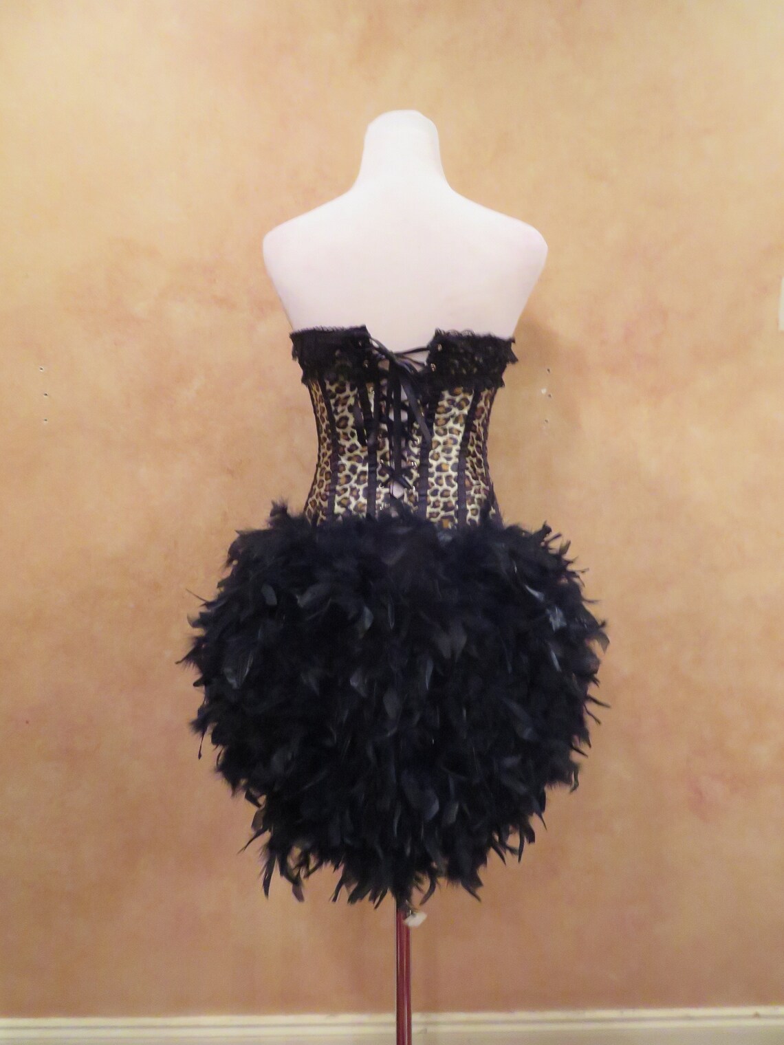 Brothel Madam Cougar Boudoir Lingerie Costume Animal Print - Etsy Finland