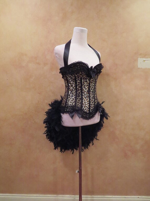 Brothel Madam Cougar Boudoir Lingerie Costume Animal Print - Etsy Finland