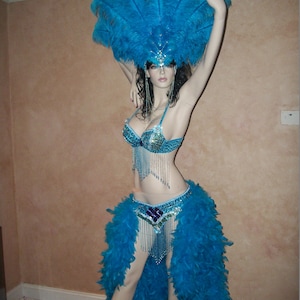 Vestido corto con cuentas para fiesta de máscaras, desfile, carnaval, samba, carnaval de Río