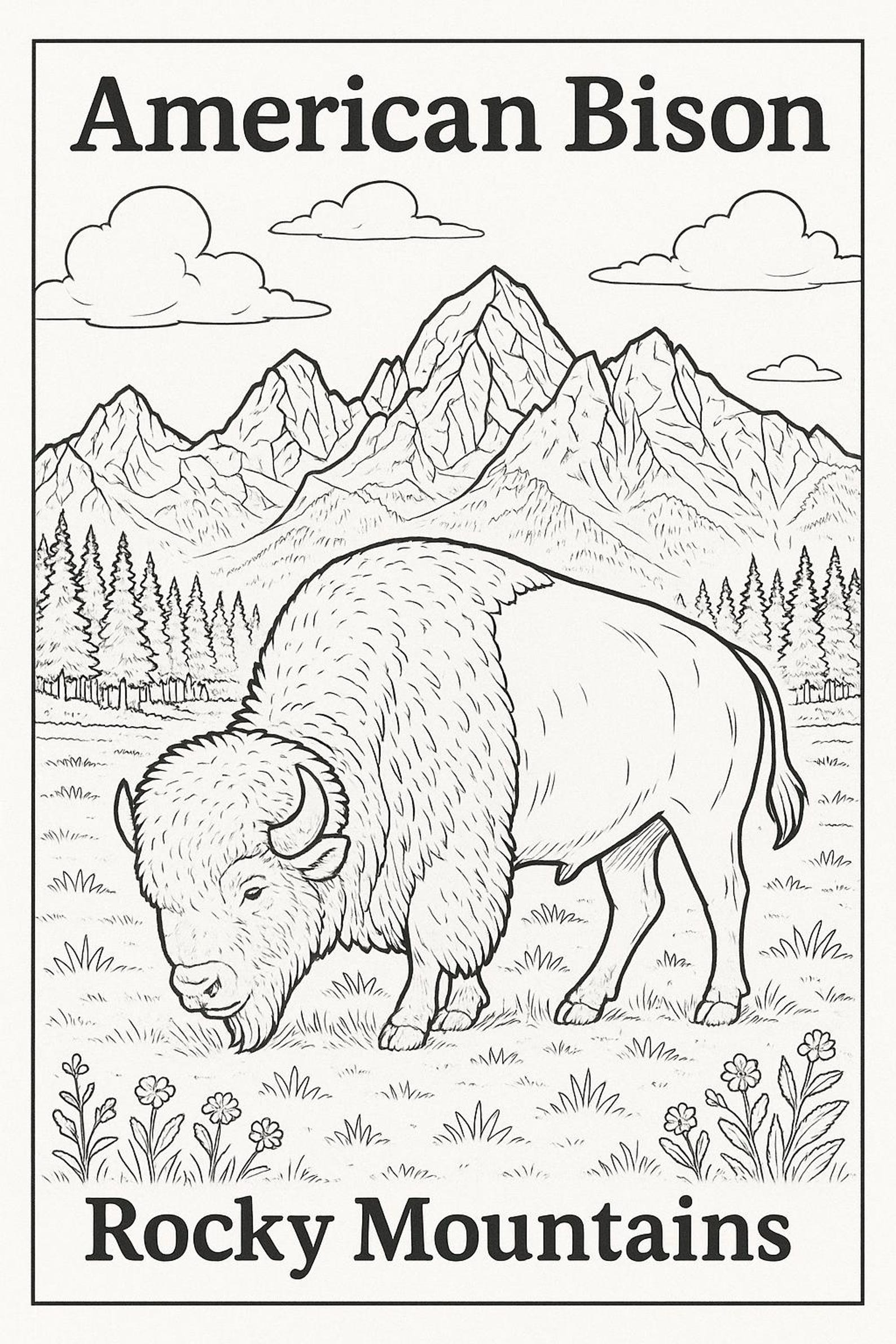 25 Wyoming Coloring Pages for Adults & Kids | Equality State ...