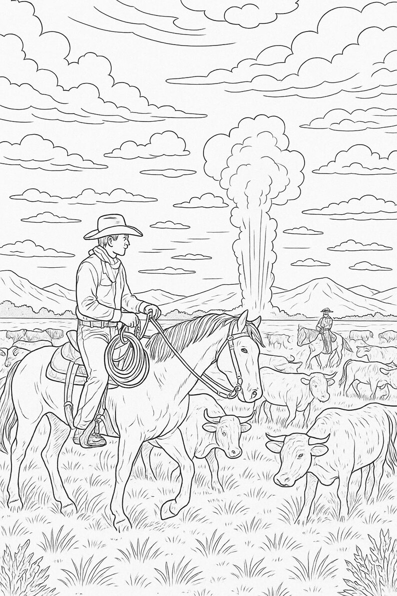 25 Wyoming Coloring Pages for Adults & Kids | Equality State ...