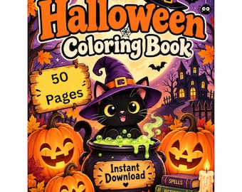 Adult Halloween Coloring Book: Spooky Gothic Art Designs for Relaxation
