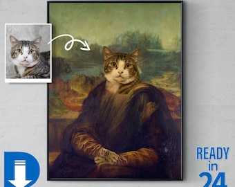 ヴィンテージ Cats Art History All-Over Museum Cats in the Garden by Louis Wain – 1910 Whimsical Floral