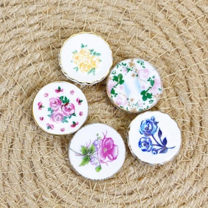 Mini Dried Flower Fridge Magnet, Custom Ceramic Vase Magnet, Handmade Fridge Decoration, Personalized Magnet Gift