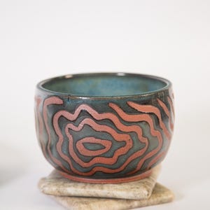Handmade Ceramic Planter with Drainage Hole – Pottery for Succulents & Houseplants – Earthy Organic Design