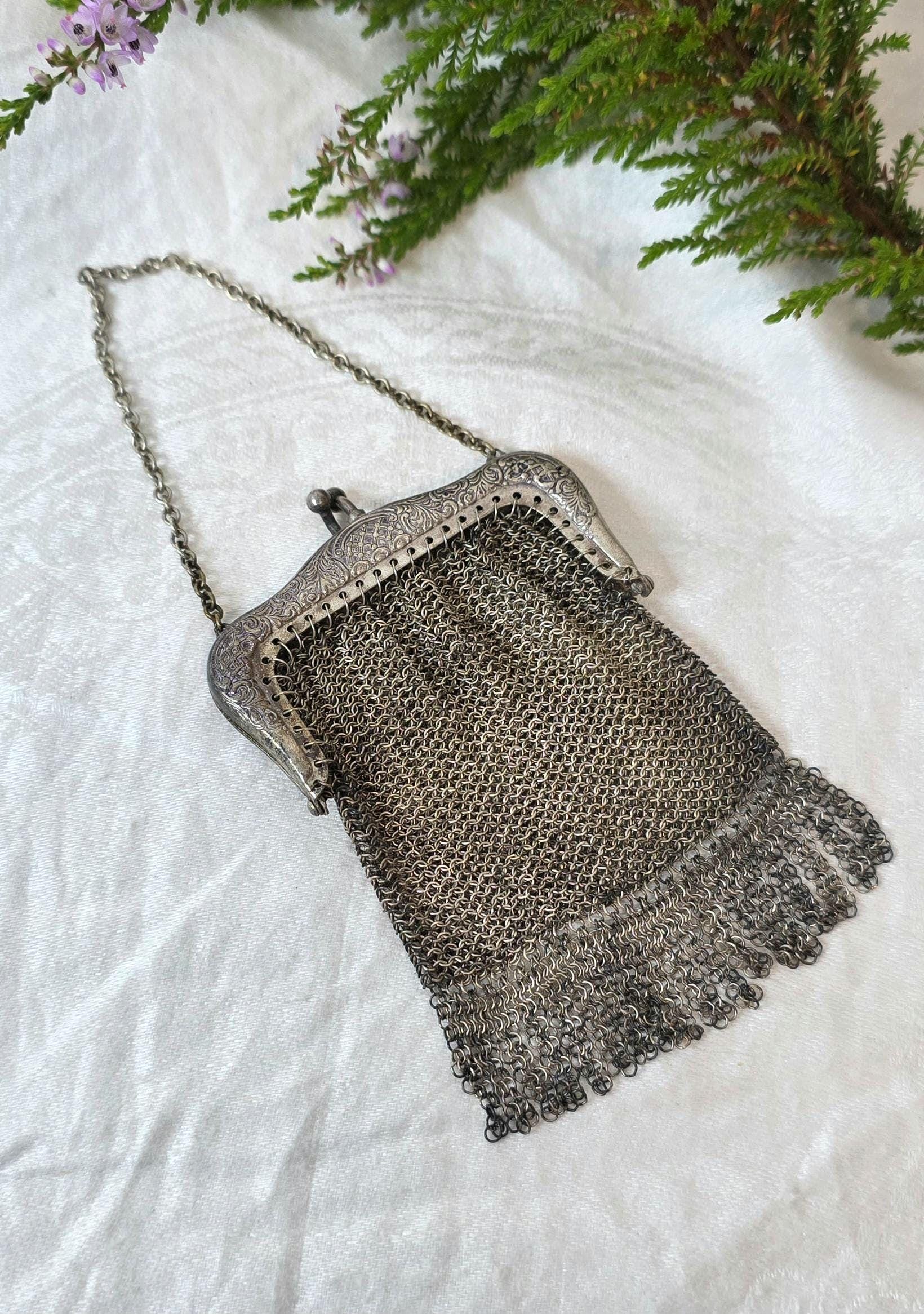 Antique silver coin purse - Etsy 日本