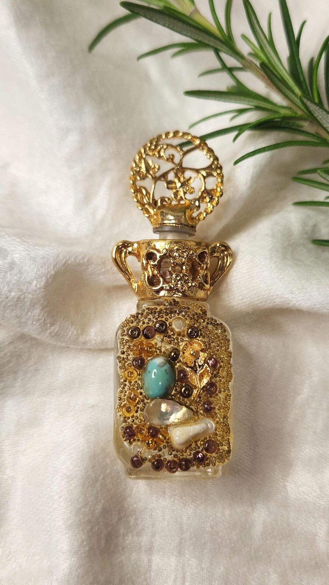 Vintage Adrian Designs Mini Refillable Perfume Bottle - Etsy