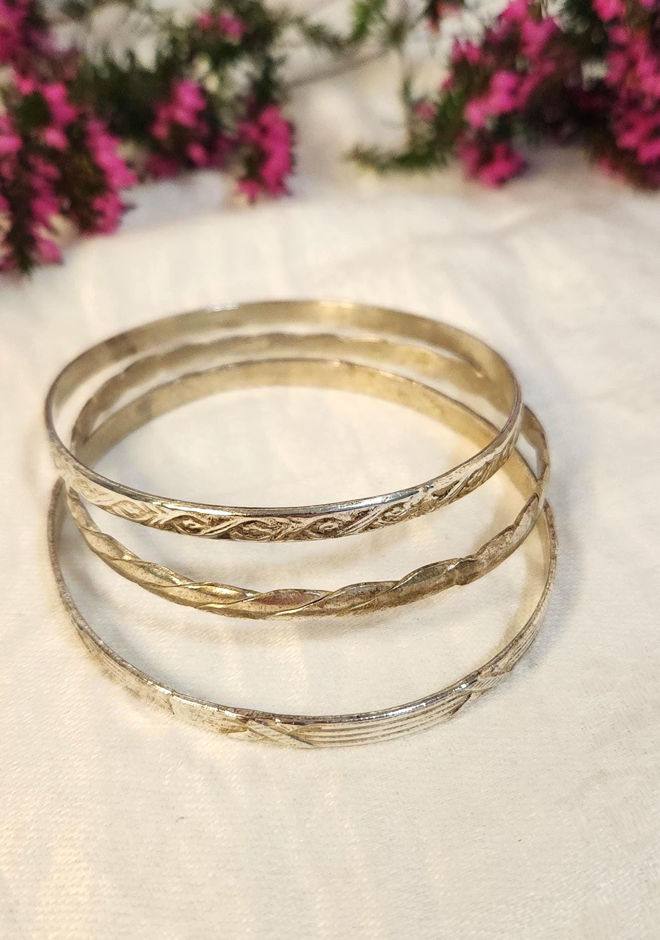 【希少】60s Vintage Mexican Silver Bangle 60s Vintage Mexican Silver Bangle Vintage Mexican Silver Bangles
