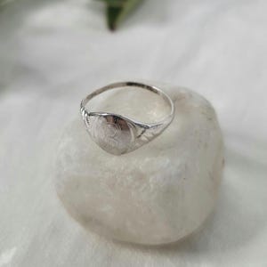 Vintage sterlingsilverring med monogram "B" - Liten 925-ringar | Storlek 5 1/4