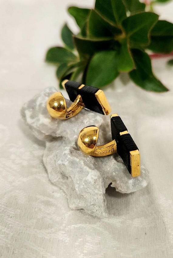 Boutons De Manchette Anciens 'L'Aiglon' Avec Leur Boîte D'origine - Occasion