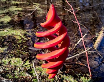 Emberflow Wind Spinner 9” – Mesmerizing Color Shifting Kinetic Garden Decor