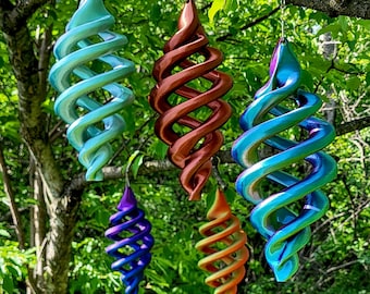 Large Wind Spinner 12” – Color Shifting Kinetic Patio & Garden Decor