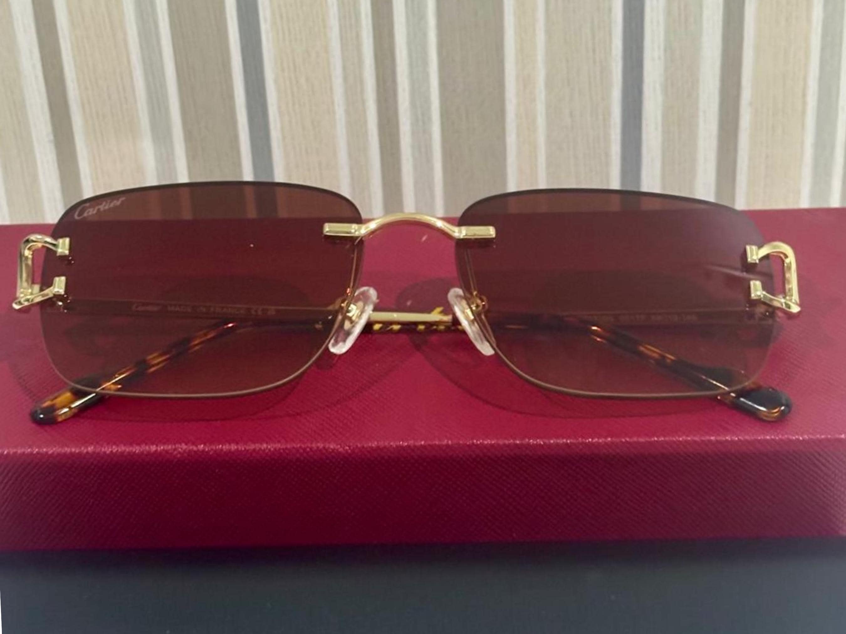 Rimless chanel sunglasses - Etsy 日本