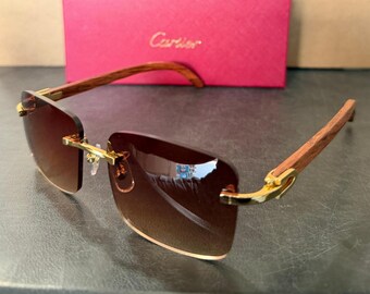 Cartier Brown Gradient Men display picture 1