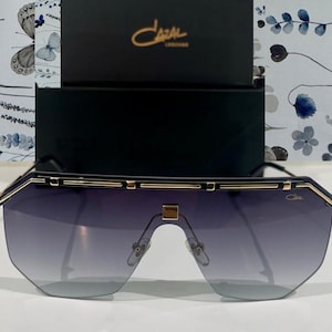 Cazal Vintage Trendy Sunglasses, Gold Black Frame With black Shade Lens Eyewear, Legends Sunglasses, Independence Day Gift, Gift For Her,Him