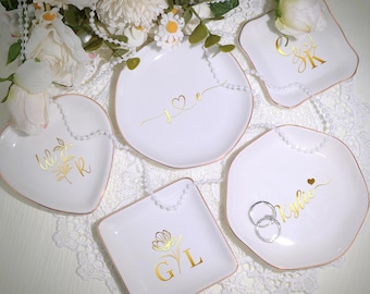 Personalized Ring Dish / Jewelry Dish, Custom Photo Jewelry Dish, Bridal Shower Gift, Bridesmaid Gifts, anniversary keepsake