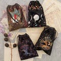 Velvet Tarot Card Bag: Crystal & Altar Storage with Pendants product logo