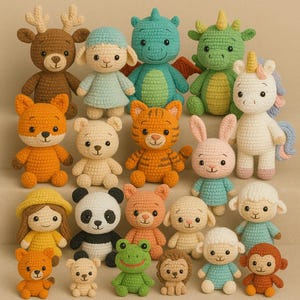 2000+ Amigurumi Crochet Pattern Bundle | Digital PDF Patterns for Animals, Dolls, Toys & More | Huge Crochet Collection