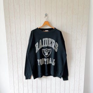 Vintage 90s Raiders sweatshirt/ vintage 1993 Raiders NFL sweatshirt/ vintage Sinal sports sweatshirt/ size XXL