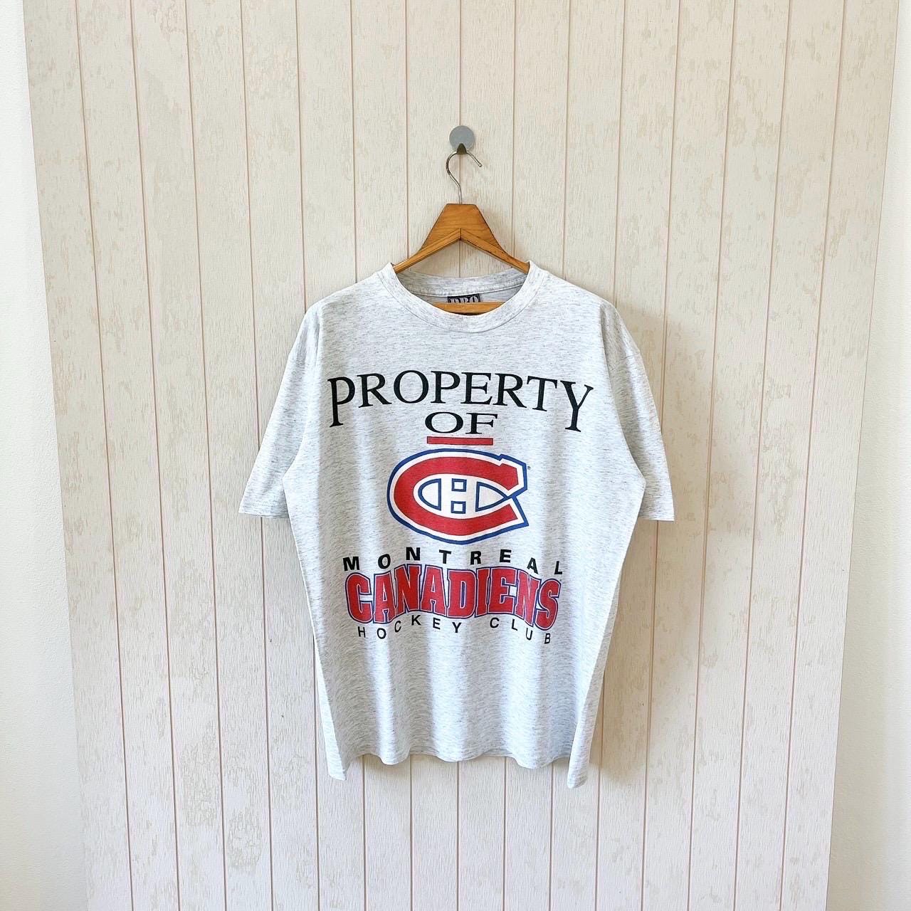 Vintage 90s Montreal Canadiens T-shirt - NHL Pro Look - Size L - Etsy