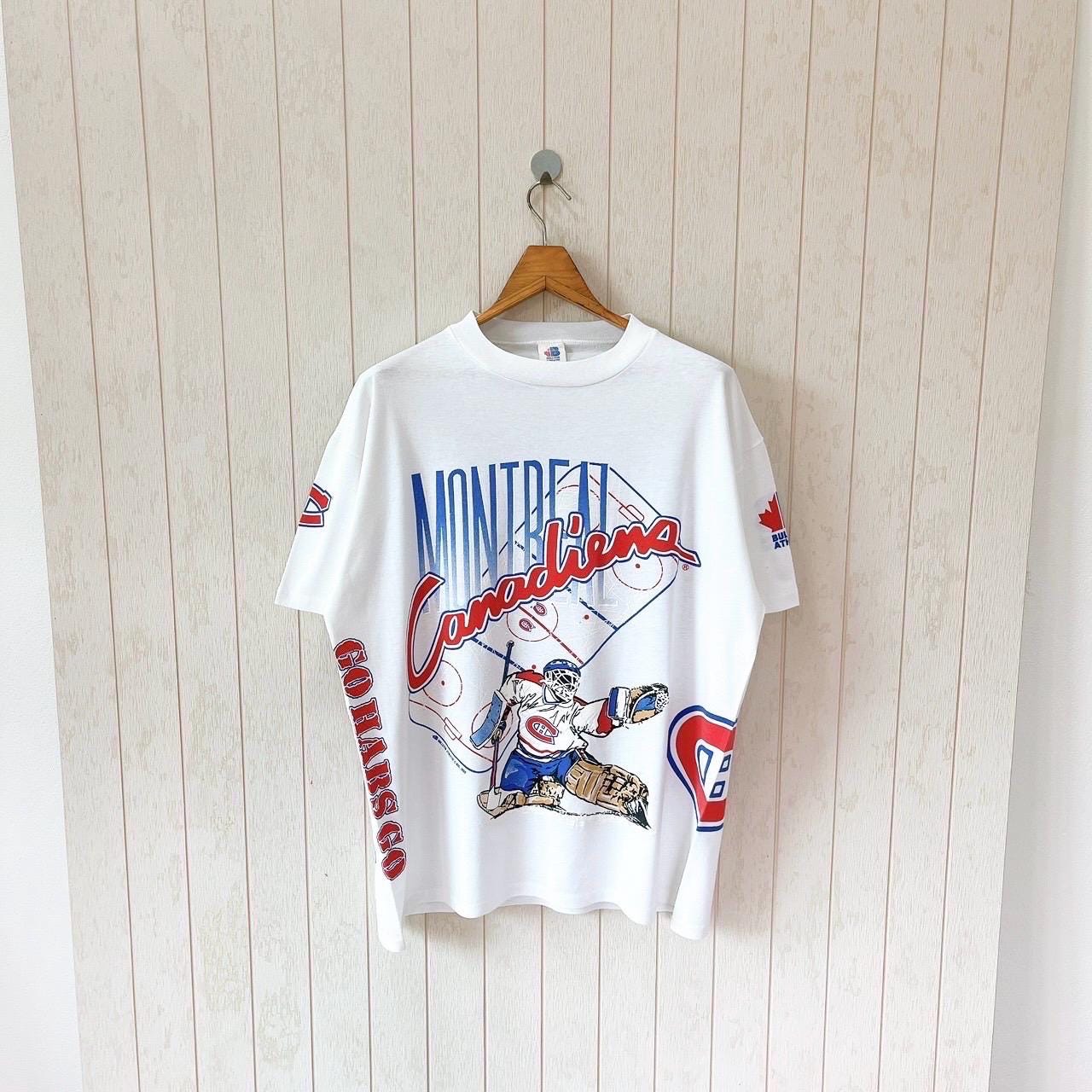 ヴィンテージ 90年代 モントリオール カナディアンズ Tシャツ : NHL 