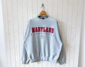 Vintage 2000s Maryland Terrapins Sweatshirt/ Basketball/ Y2K Nike