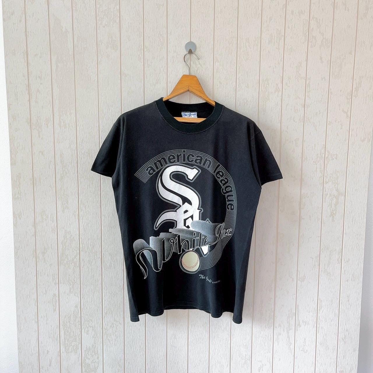 Vintage 1993 White Sox T-shirt - MLB Black Tee, Size M - Etsy