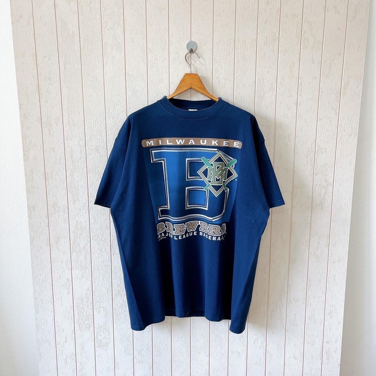 90年代ヴィンテージミルウォーキーブルワーズTシャツ：ロゴ7 MLB