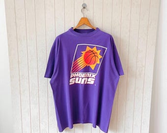 Vintage 90s Phoenix Suns T-shirt: Courtside NBA Purple XXXL - Etsy