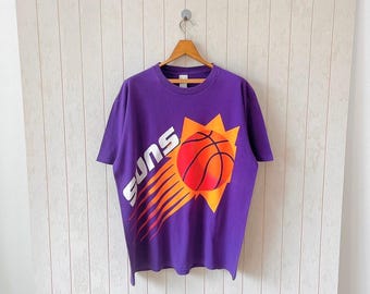 Vintage 90s Phoenix Suns T-shirt: Salem NBA Tee, Made in USA, XL