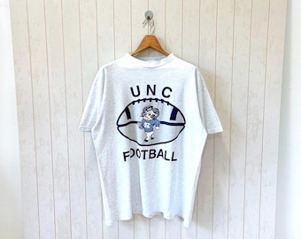 Camiseta vintage de los Tar Heels de Carolina del Norte de la UNC de los años 90/ TNT/ talla XL