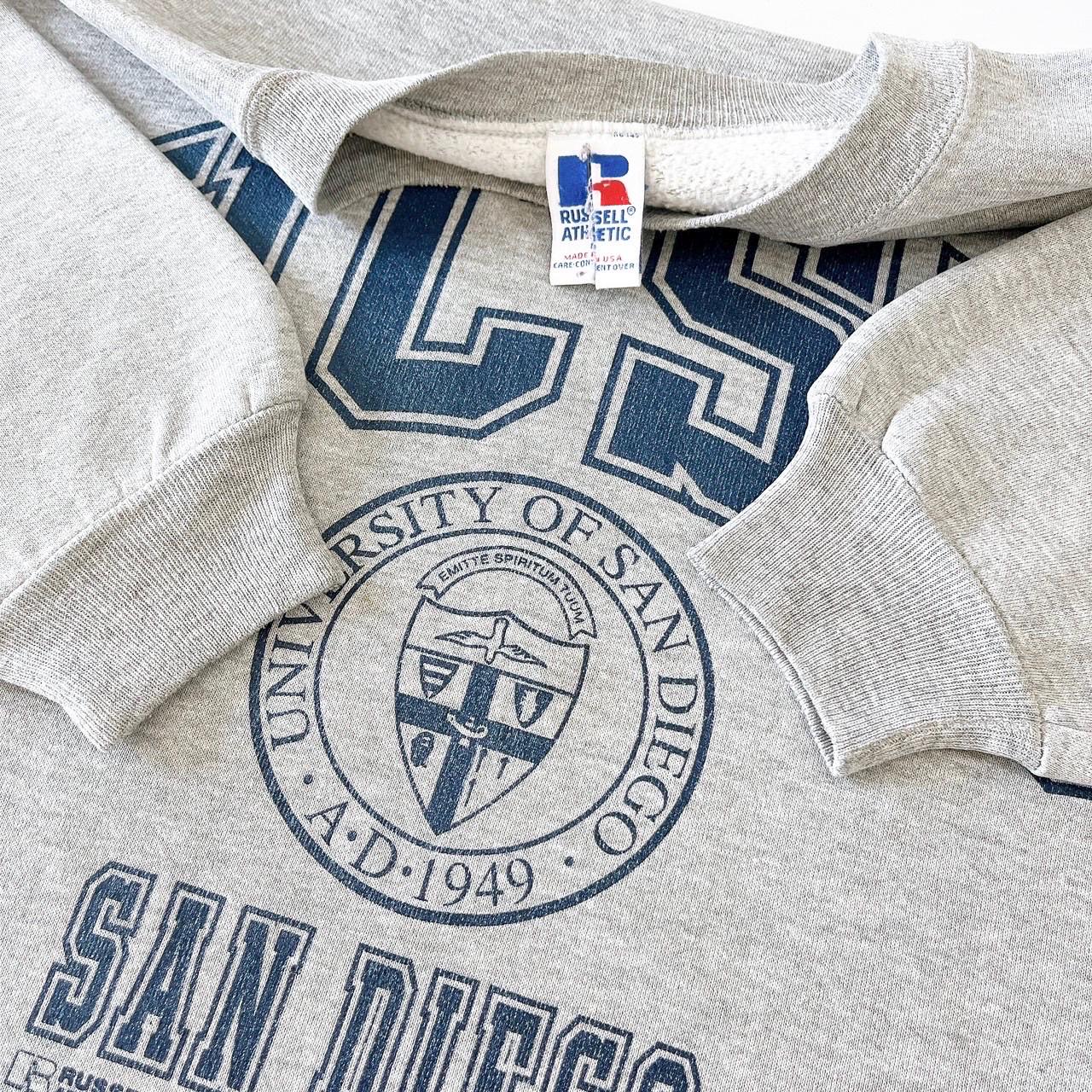 Vintage 90s UCSD Russell Sweatshirt - Made in USA - Size L - Etsy