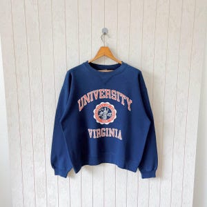 Vintage 90s Virginia Cavaliers sweatshirt/ vintage Cavaliers NCAA sweatshirt/ vintage Soffe Flece sweatshirt/ size M